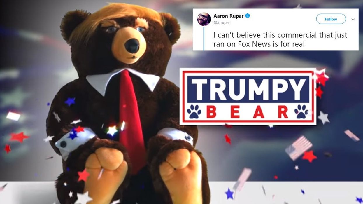 Fox News aired an advert for 'Trumpy Bear' and people are losing it