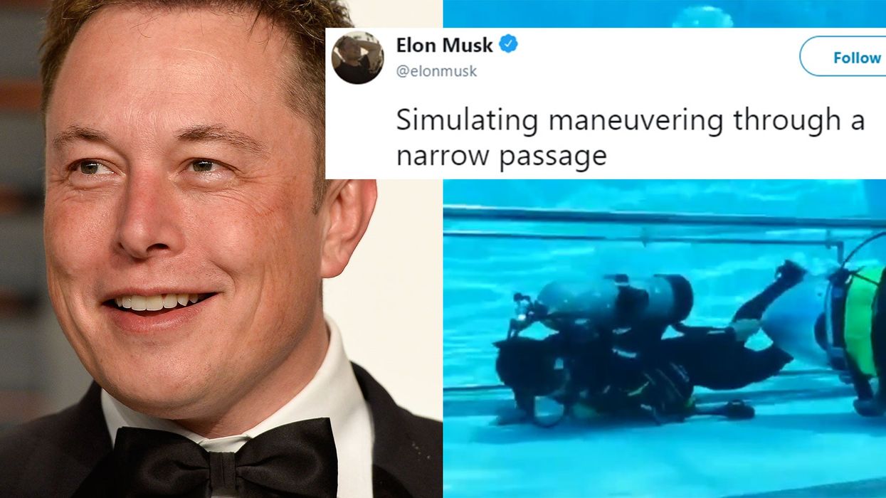 Elon Musk posts video of 'kid-size submarine' for trapped Thai boys