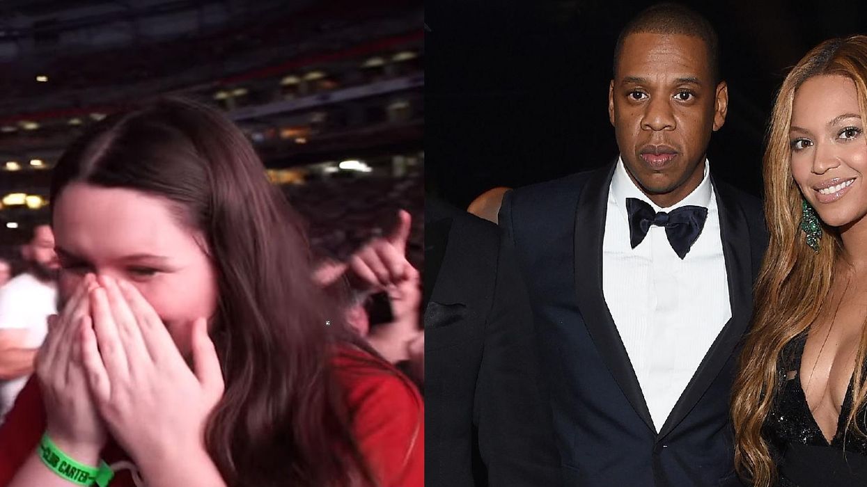 Heartwarming moment girl finds out Beyoncé and Jay-Z are giving her $100,000 college scholarship