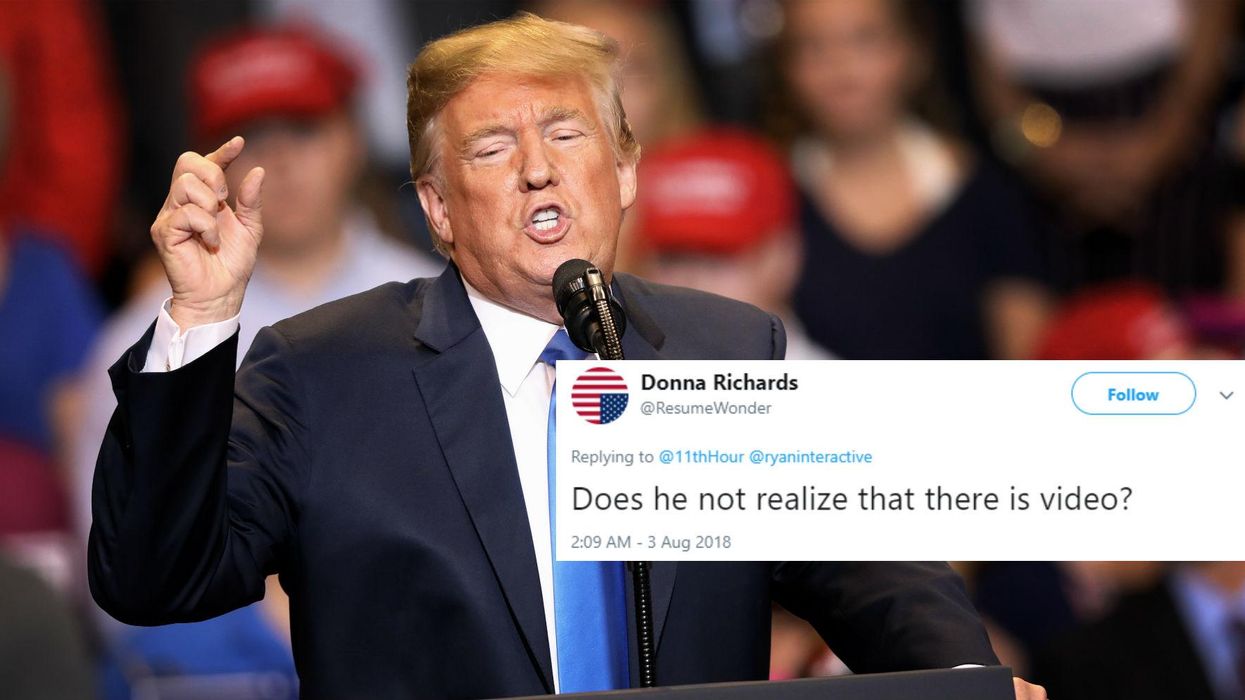 Donald Trump: President claims the Queen was actually late to meet him, and the internet can't cope