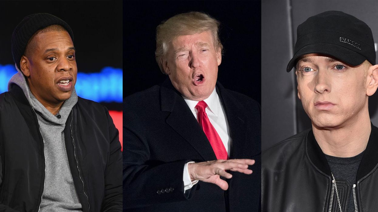 Donald Trump just called Jay-Z out on Twitter, but hasn’t said anything about Eminem