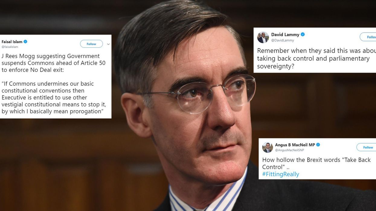 Brexit: Jacob Rees-Mogg suggested suspending the Commons to ensure a no-deal and everyone pointed out the hypocrisy