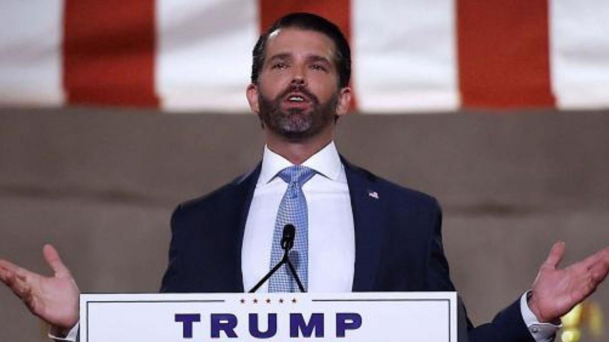 Donald Trump Jr ridiculed for bizarrely describing PPE as 'PP and E'