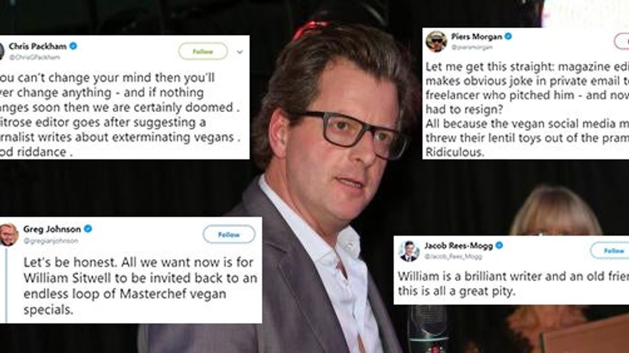 Waitrose magazine editor quits after 'killing vegans joke' - but the internet doesn't know how to react