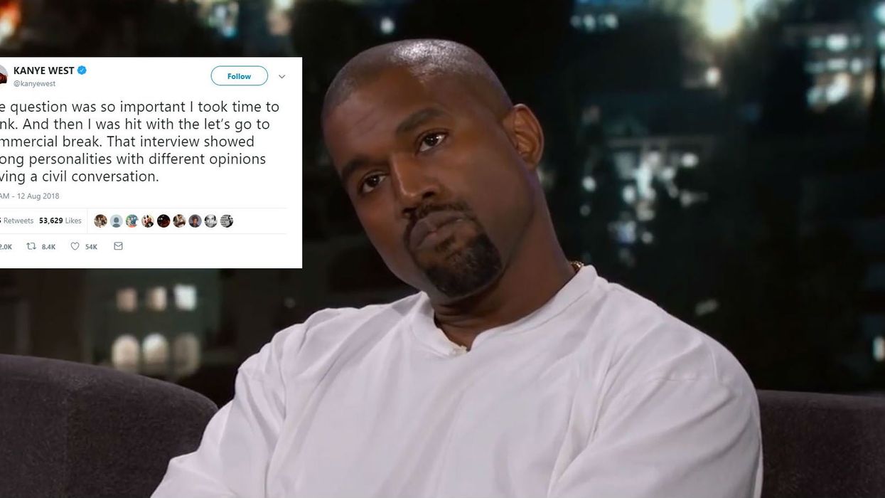 Kanye says he wasn't 'stumped' on Jimmy Kimmel, and people don't believe him