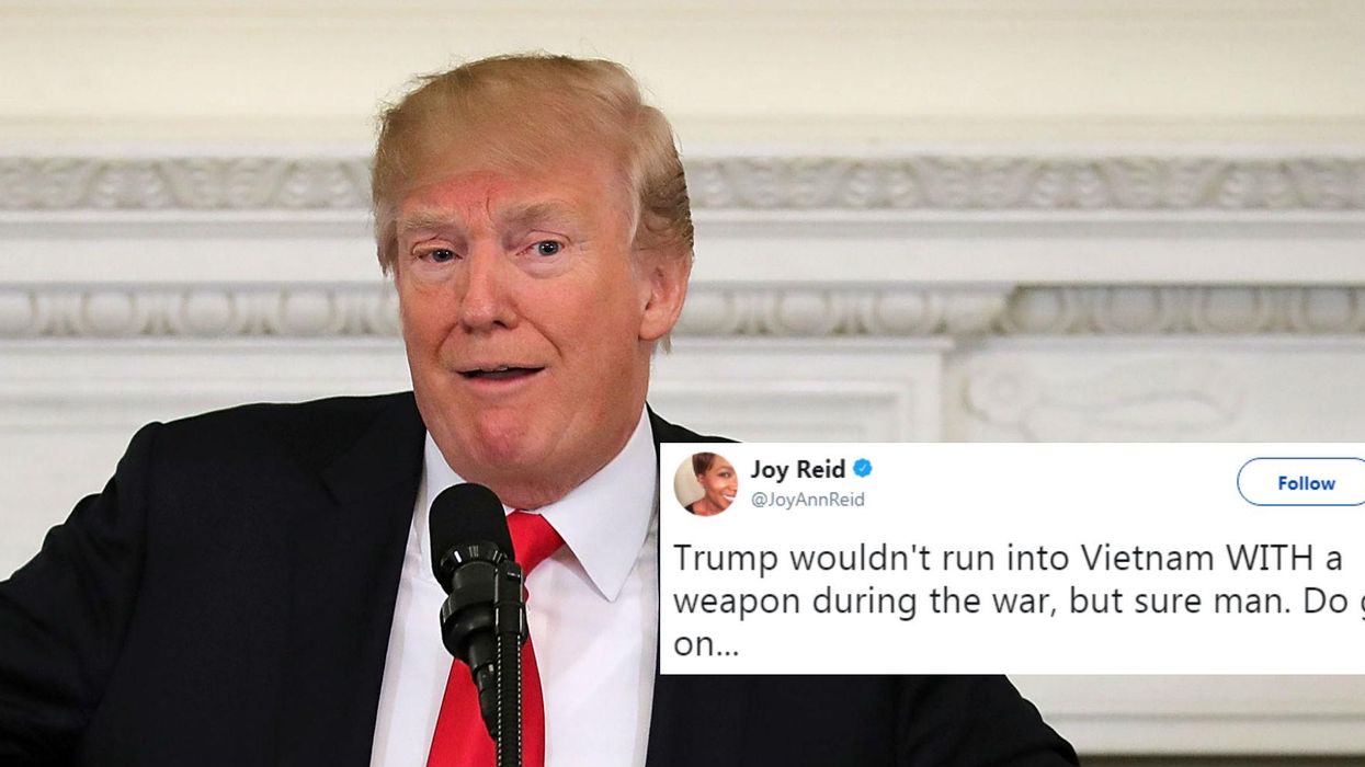 Trump said he would have confronted the Florida shooter and people are making this important point