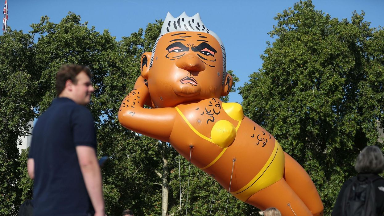 A group of men raised £58k to fly a balloon of Sadiq Khan in a bikini and there were so many jokes
