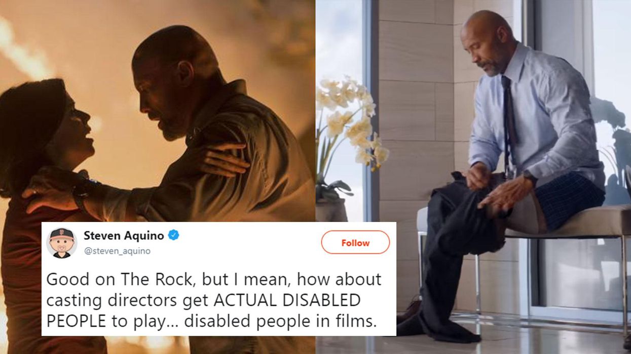Dwayne Johnson's new film sparks debate about disabled representation