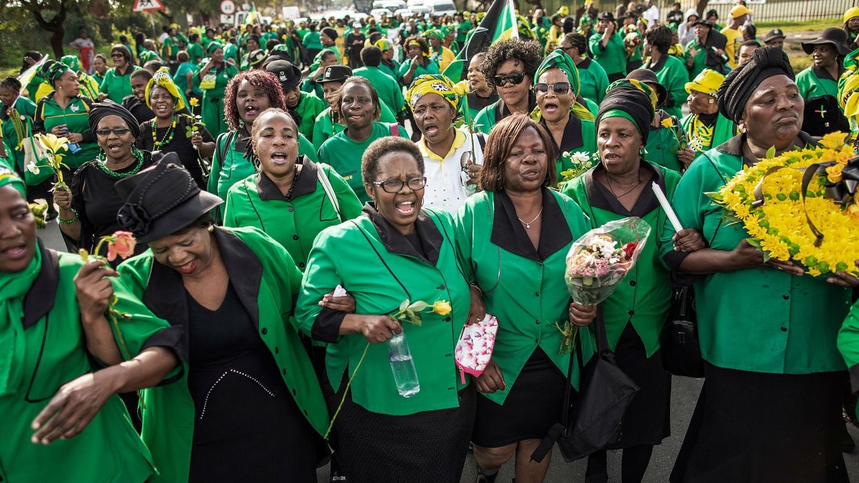 South African women are ‘reclaiming’ Winnie Mandela’s legacy by wearing black scarves