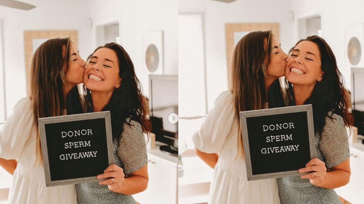 A lesbian influencer couple launched a ‘donor sperm giveaway’ and people have a lot of questions