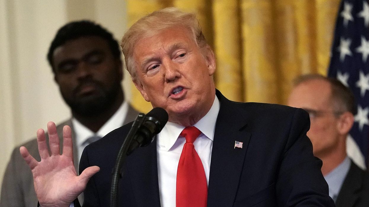 Trump asks his chief of staff to leave Oval Office for coughing during interview