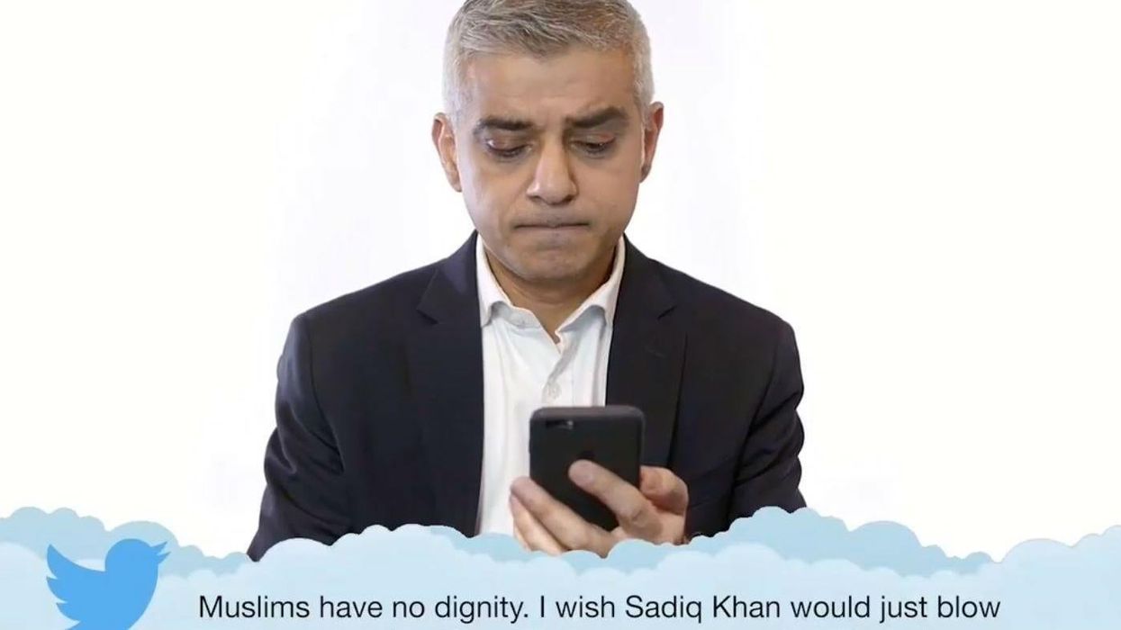 Sadiq Khan read the racist tweets he receives and they're horrific