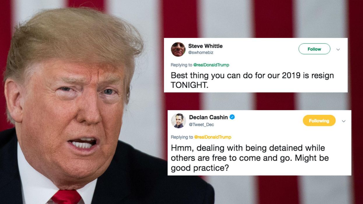 Donald Trump mocked after sharing bizarre self-pitying New Year's message