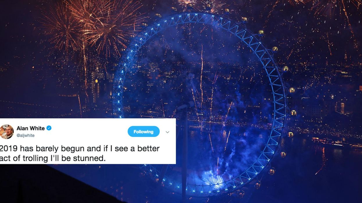People think London's New Year's Eve firework display was the most epic act of trolling ever