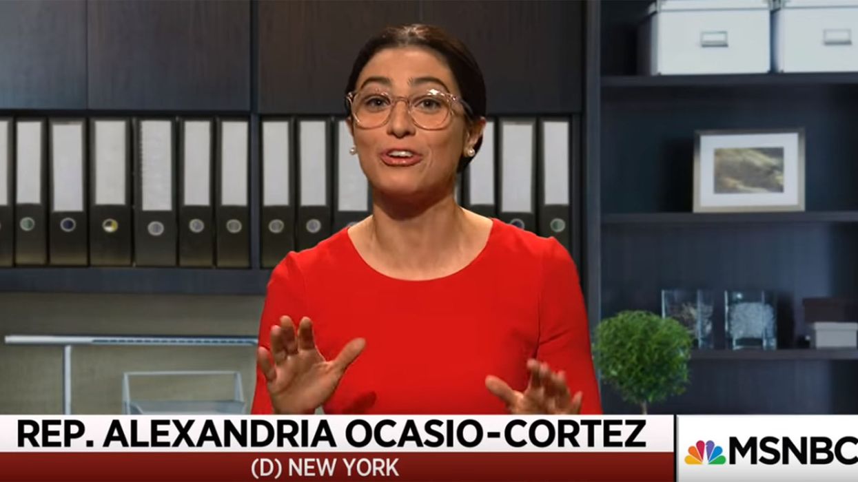 Alexandria Ocasio-Cortez finally makes her SNL debut