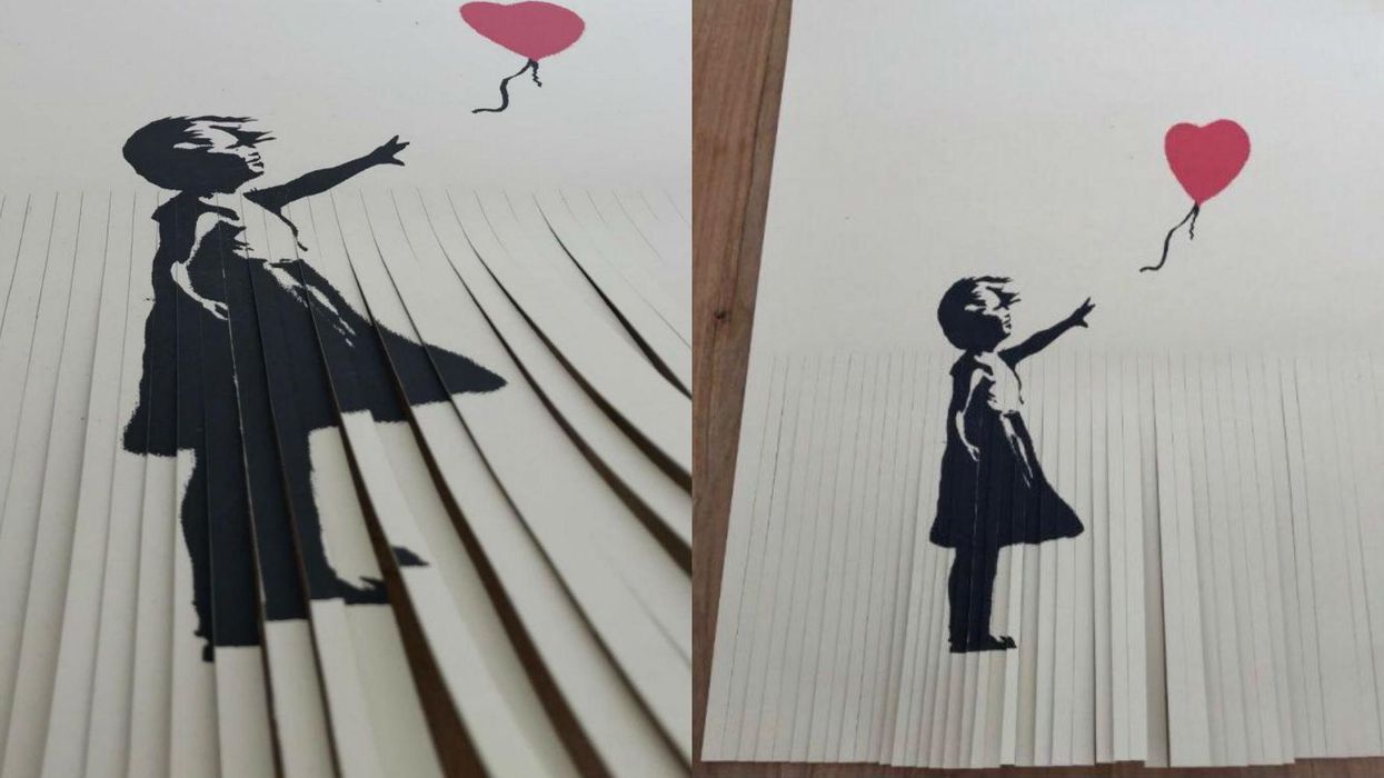 This person thought shredding their £40,000 Banksy print would make it double in value - it went completely wrong