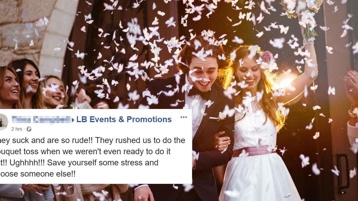 This bride posted a complaint about wedding planners, so they hit back savagely