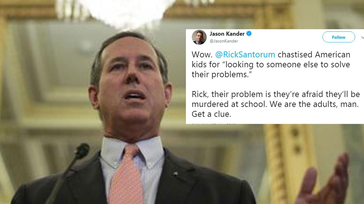 A former US Senator thinks protesting kids should stop trying to get ‘someone else to solve their problem’