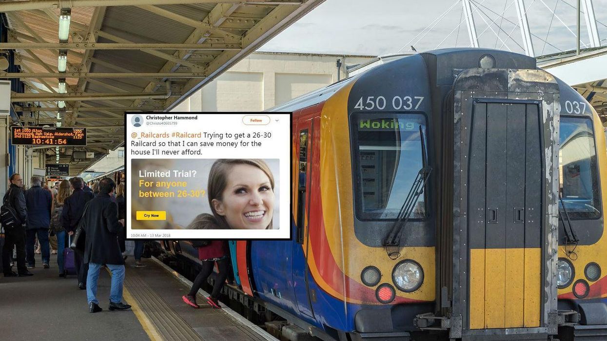 People are not impressed with the limited edition 'millennial railcard'