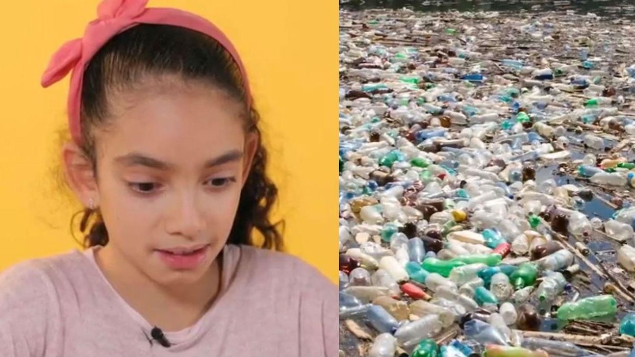 "This is disgusting": Children react to seeing plastic pollution in the ocean