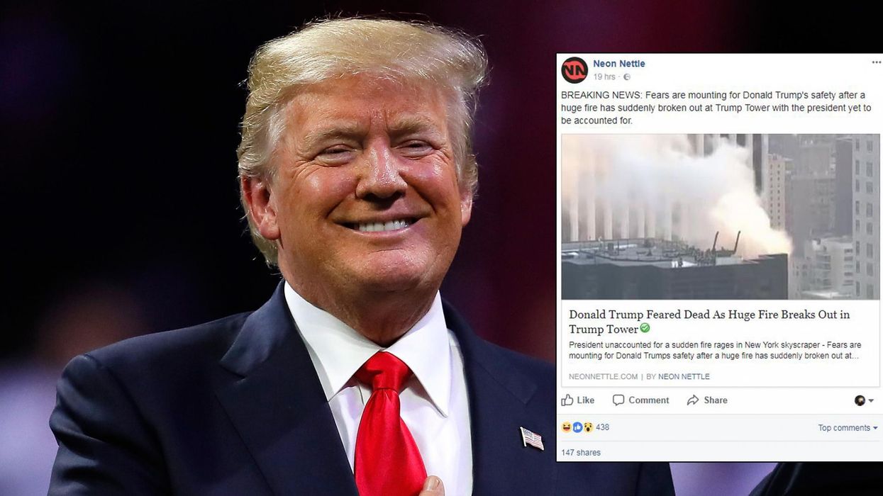 Conspiracy theorists are convinced the Trump Tower fire was an assassination attempt
