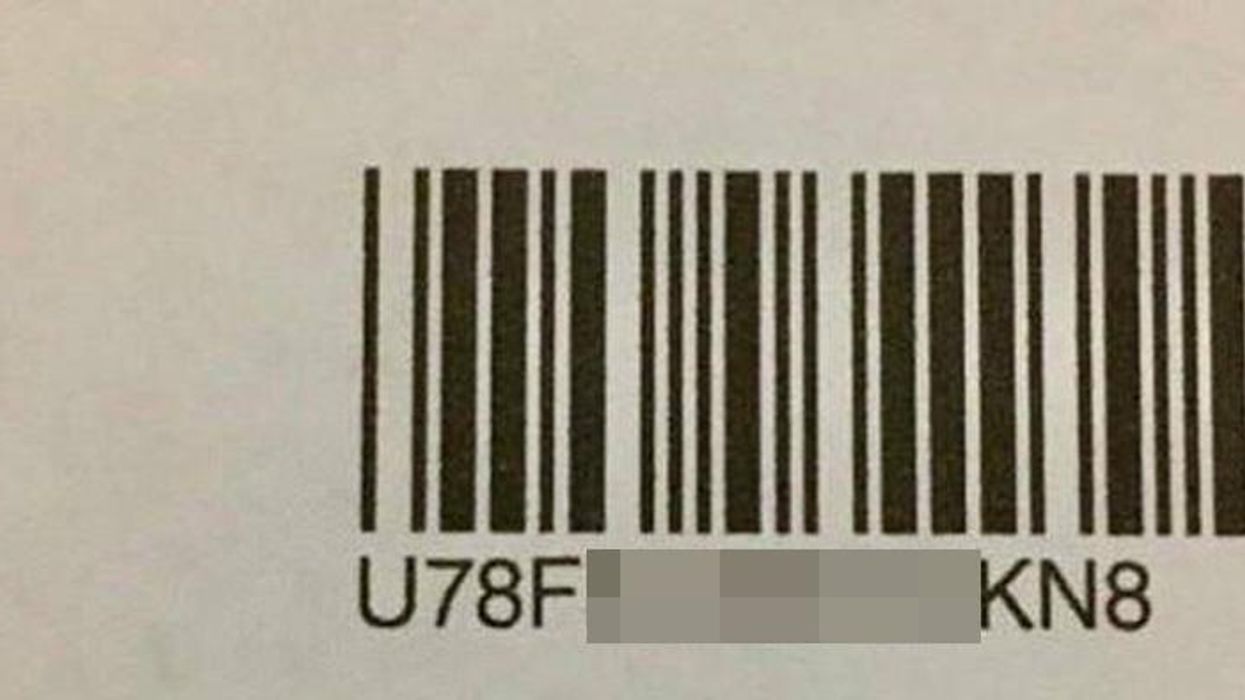 People have spotted something very rude in this same-sex marriage ballot paper barcode