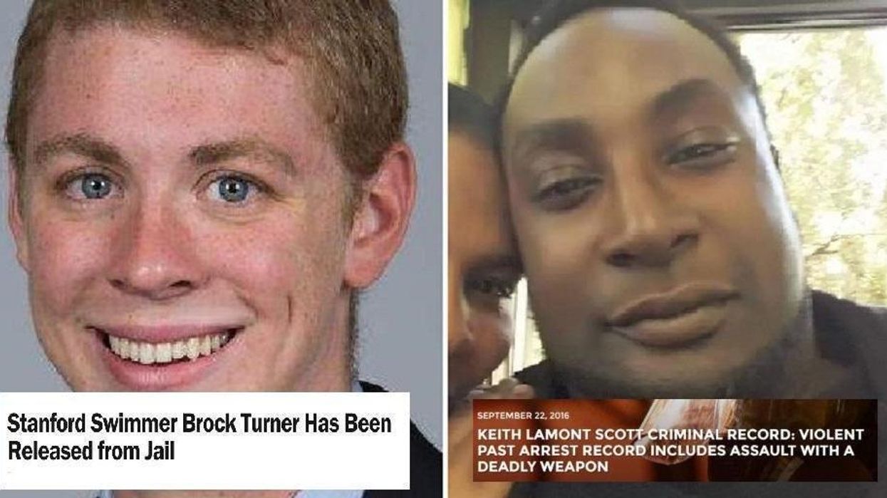 The two headlines that tell you a story about racism in America