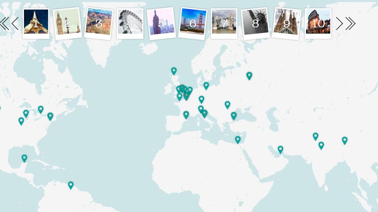 The most popular places to take an Instagram picture, mapped