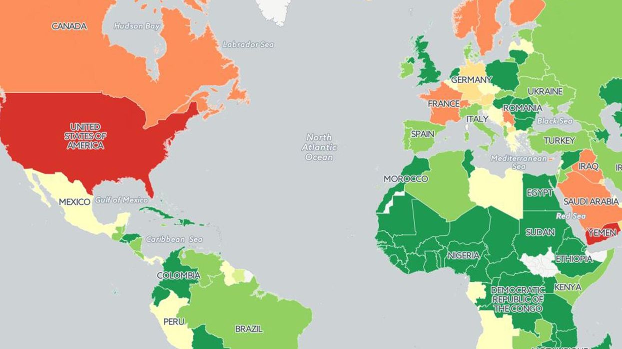 Gun ownership around the world, mapped