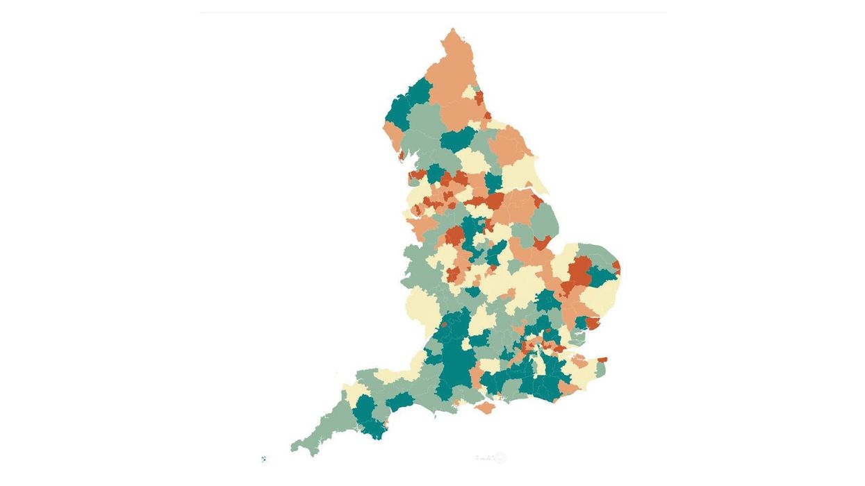 The laziest parts of England mapped
