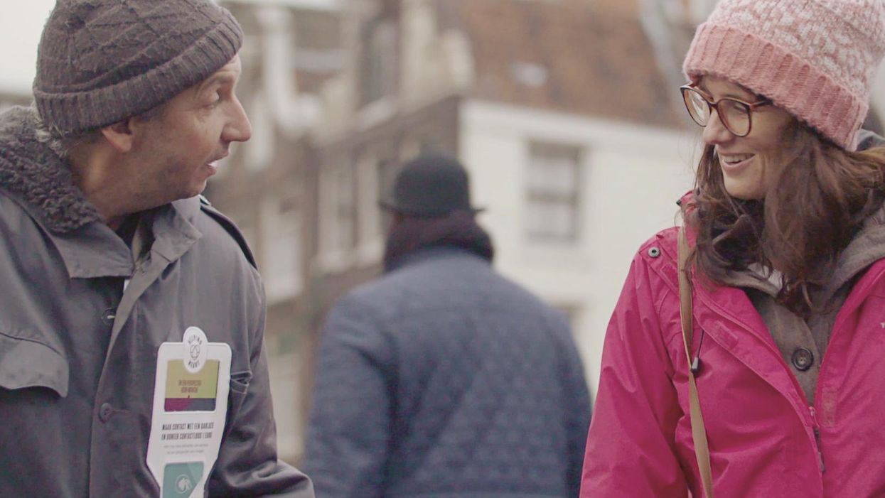 This Amsterdam company created a contactless payment jacket that could revolutionise how you give money to the homeless