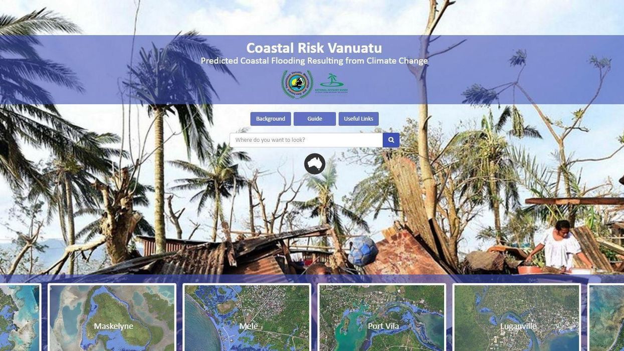 This website is showing Pacific islanders how their homes will be destroyed by global warming