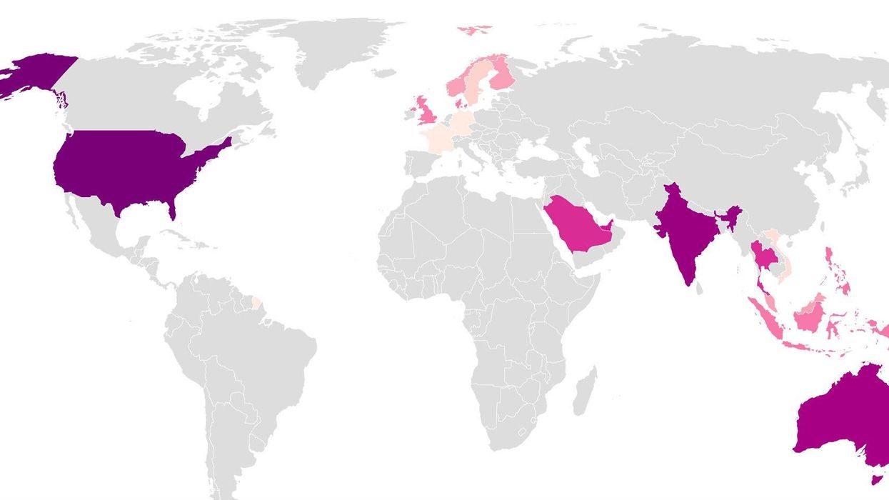 The map of people who think they live in the best country in the world