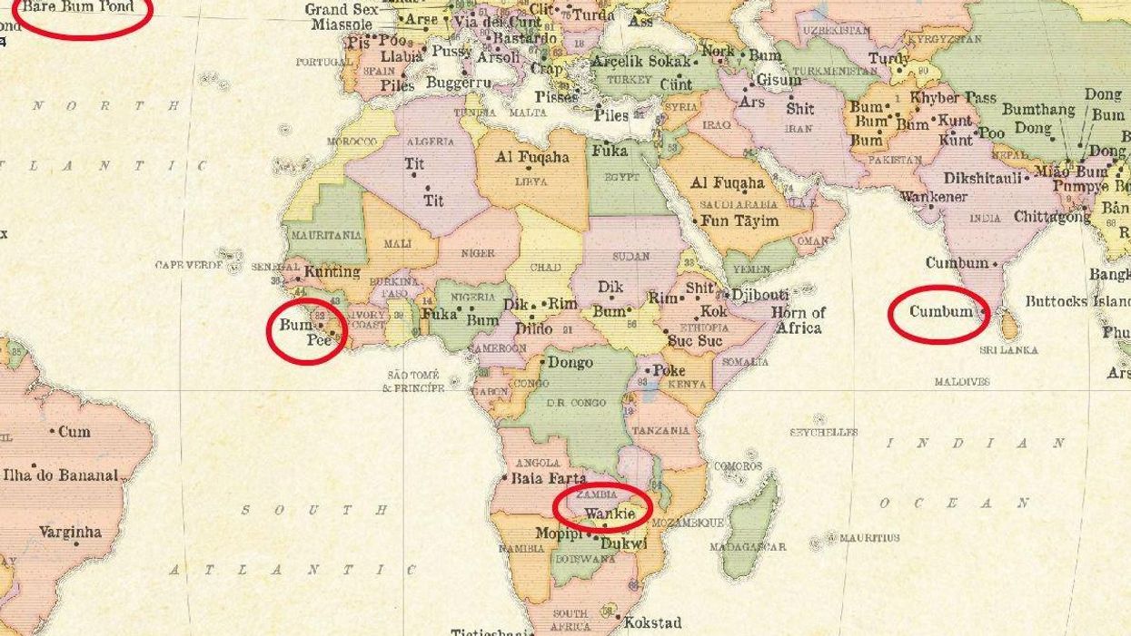 A Map Of The Rudest Place Names In The World Indy100 Indy100 a-map-of-the-rudest-place-names-in-the-world-indy100-indy100