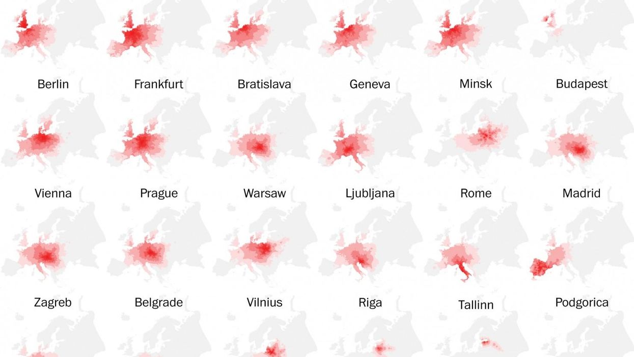 The remarkable distances you can travel on a European train in less than a day