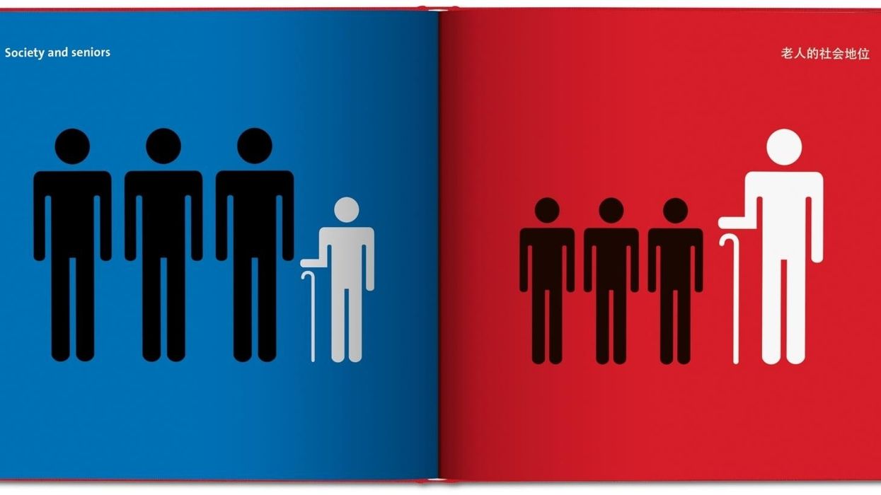 The cultural differences between East and West in one series of illustrations