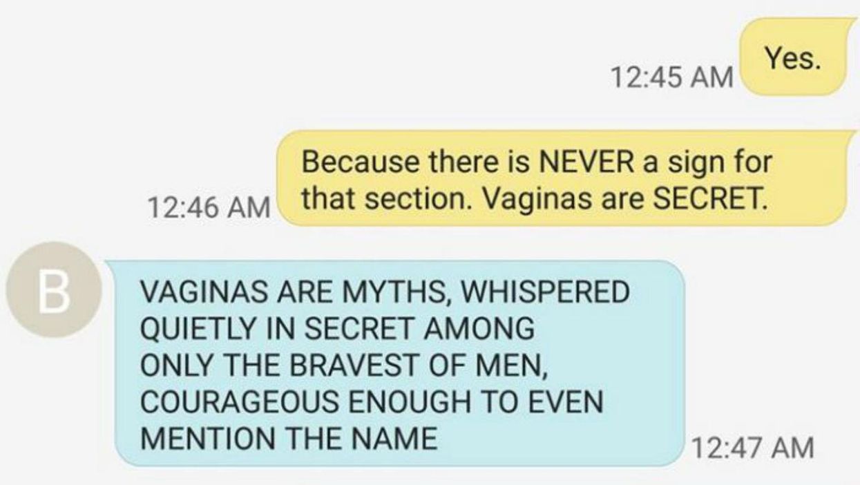 Mother shares hilarious text exchange with daughter about going to buy sanitary pads