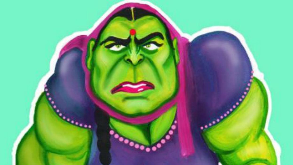 This artist re-imagined superheroes as Indian aunties and they're wonderful