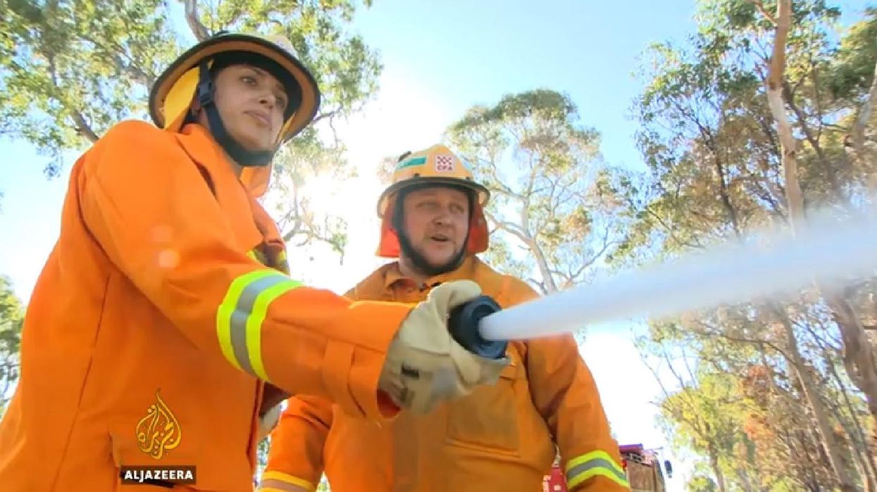 Refugees are volunteering as fire-fighters in Australia