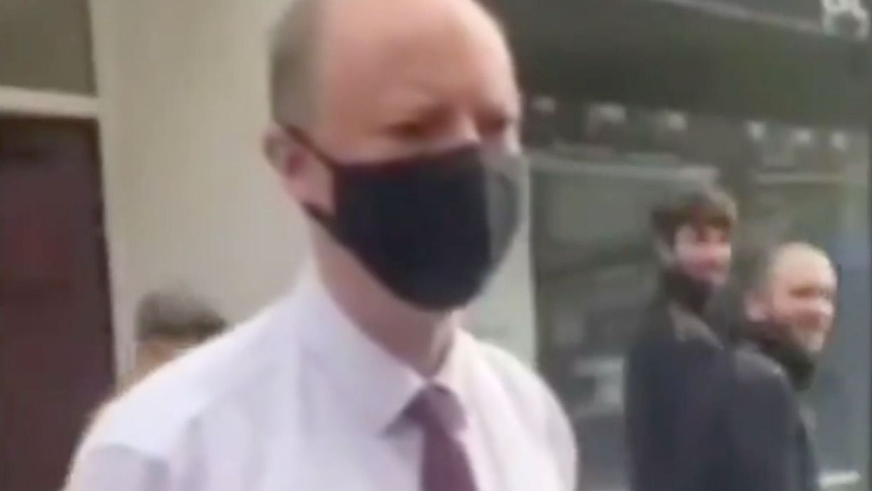 ‘Disgusting’ video of Chris Whitty being verbally abused by Covid-denier sparks outrage
