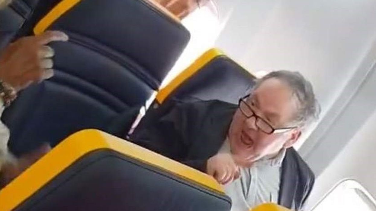 Man shouts racial abuse and refuses to sit next to black pensioner on Ryanair flight - and crew asked her to move