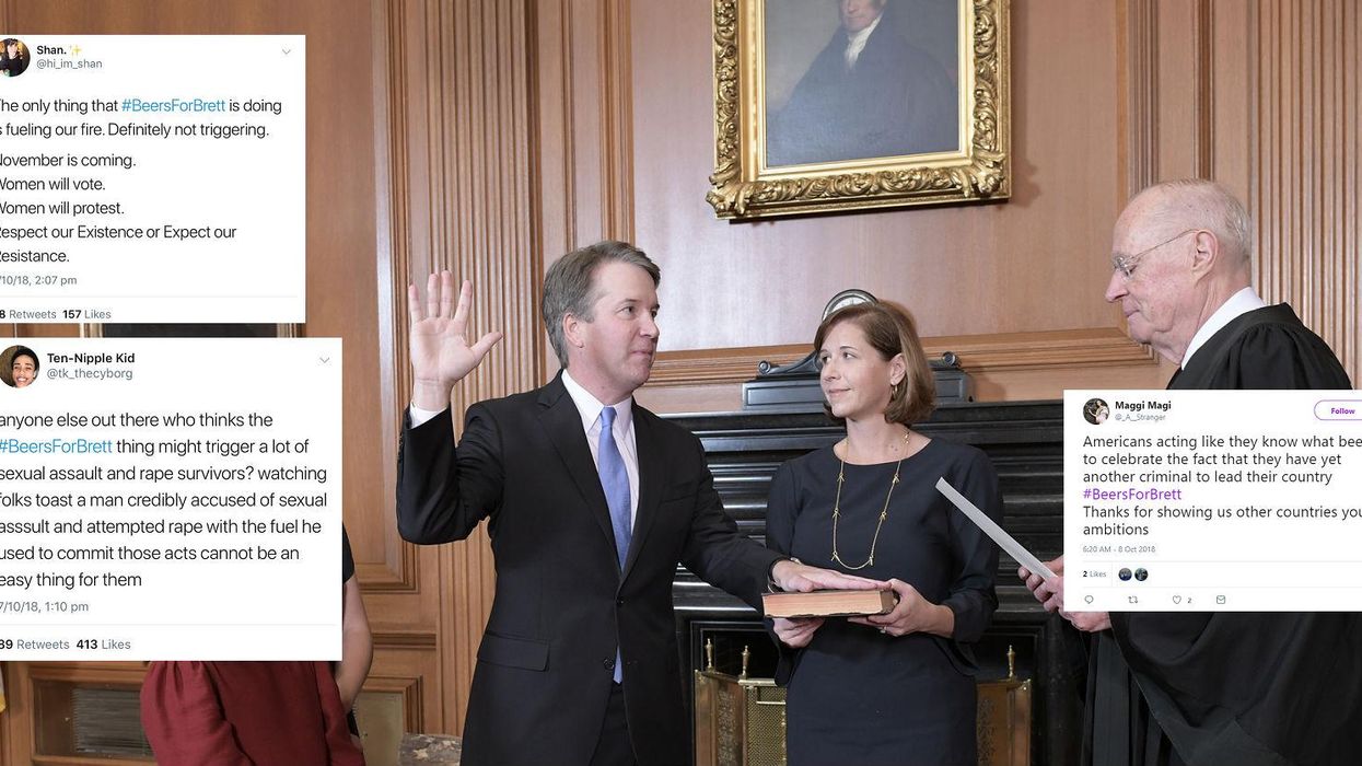 People are making fun of conservatives' #BeerForBrett toast to Kavanaugh