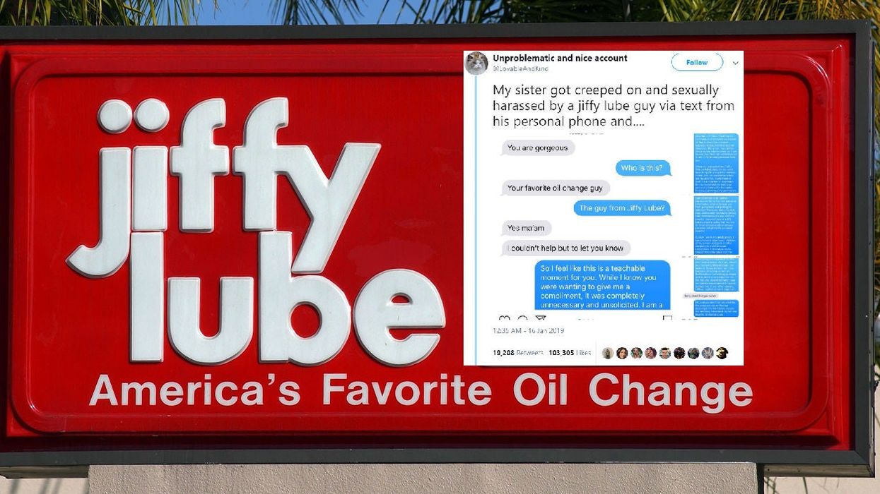 A car maintenance worker ‘sexually harassed’ a woman via text and people are impressed with how she handled it