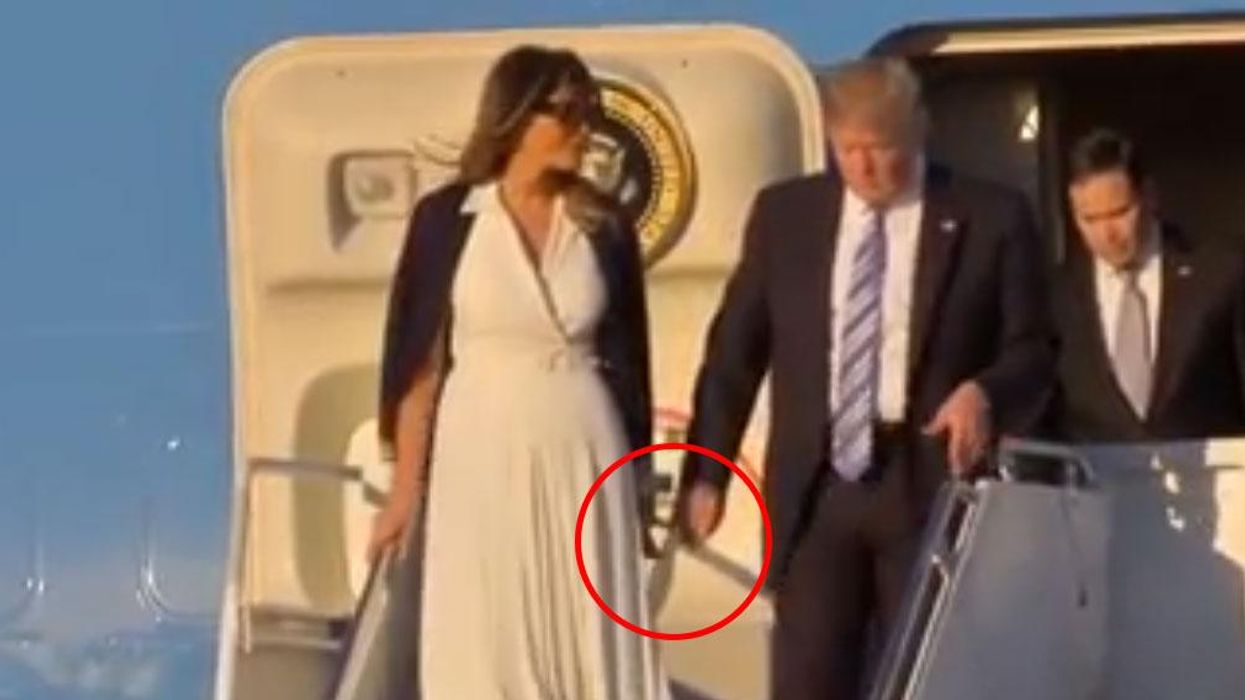 This may be Donald Trump and Melania's most awkward video yet