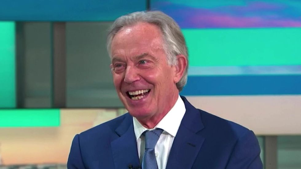 Tony Blair addresses his lockdown hair style in latest TV interview