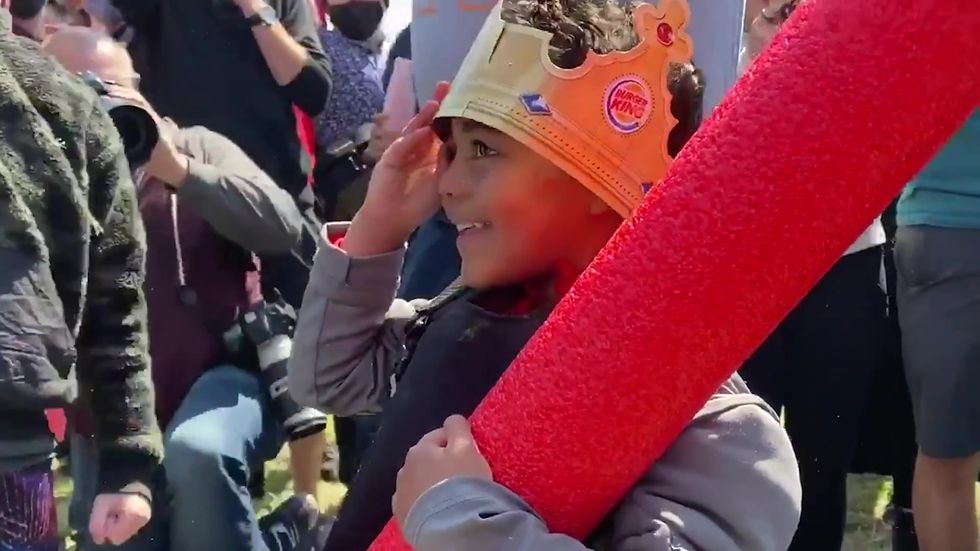 Five-year-old Josh wins 'Battle of the Joshes'