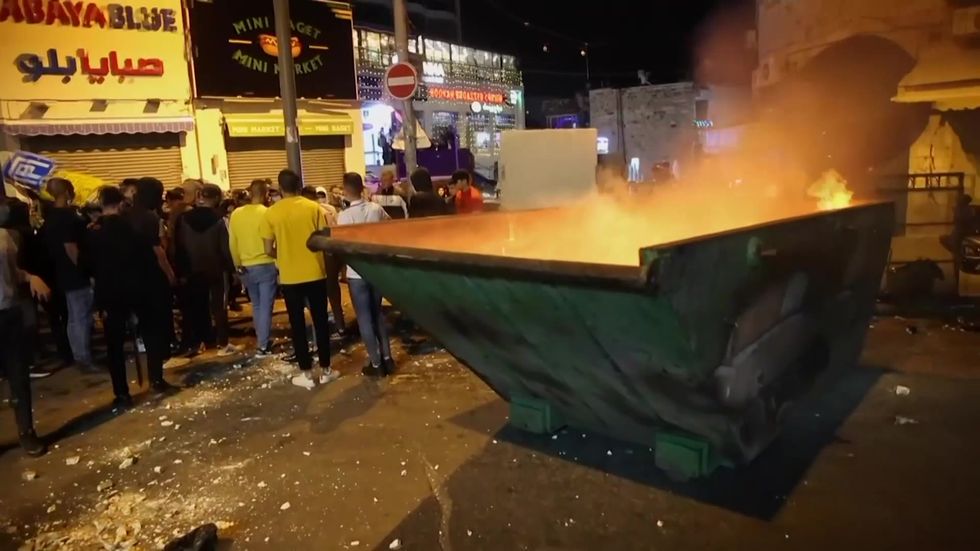 Dozens arrested in night of chaos in Jerusalem