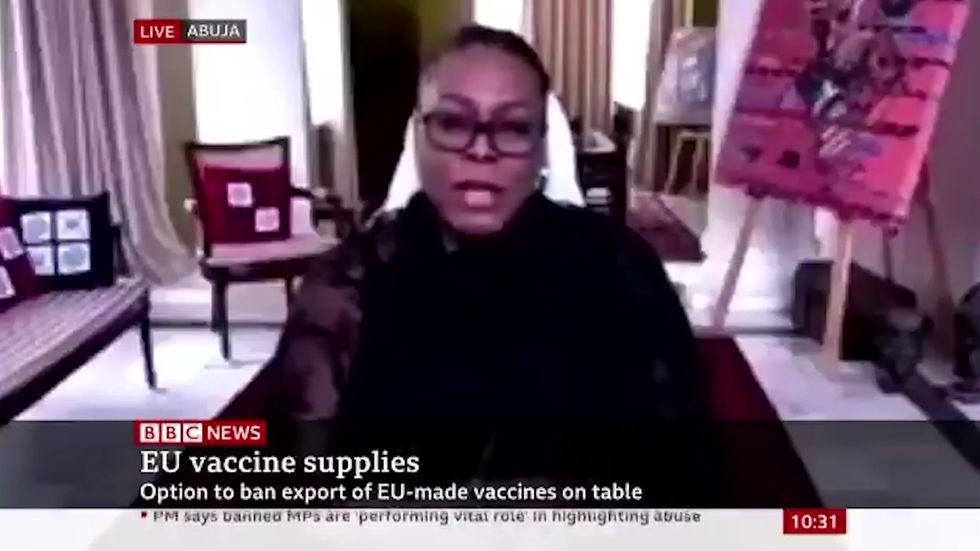 Dr Ayoade Alakija of the Africa Vaccine Delivery Alliance says rich nations have 'a stranglehold' on supplies