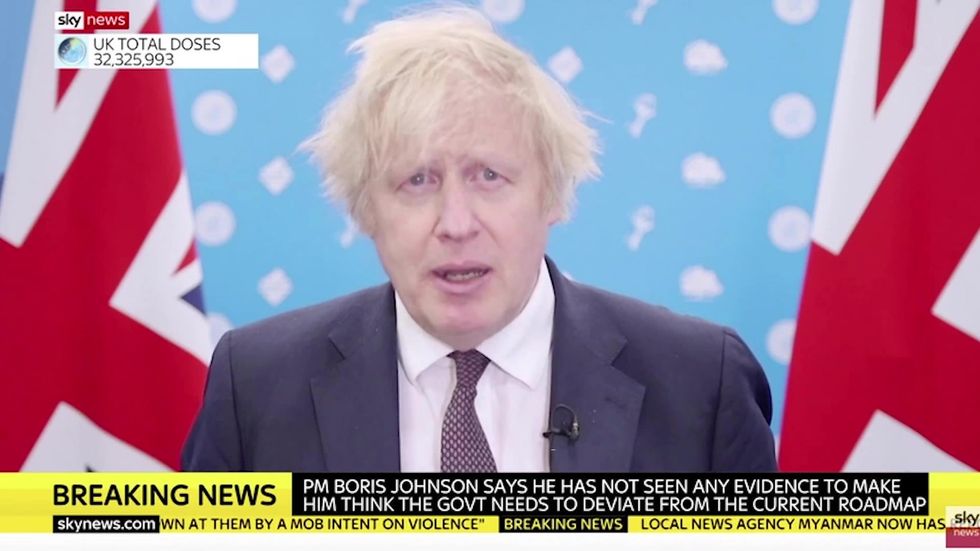 Boris Johnson: Vaccine success down to 'private risk taking capitalist energy'