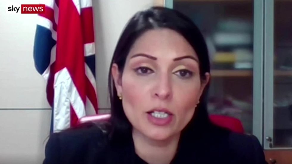 Priti Patel: 'All options are on the table' over sending asylum seekers abroad